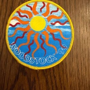 Woodstock 99 embroidered Sun Patch